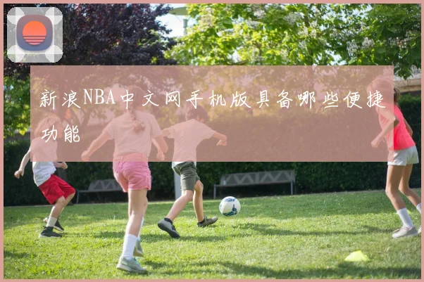 新浪NBA中文网手机版具备哪些便捷功能